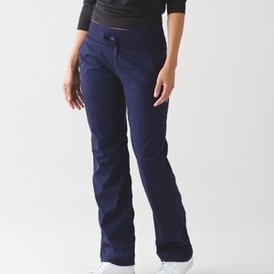Lululemon Studio Pant III (Regular) Deep Indigo Sz 4 Authentic❤️